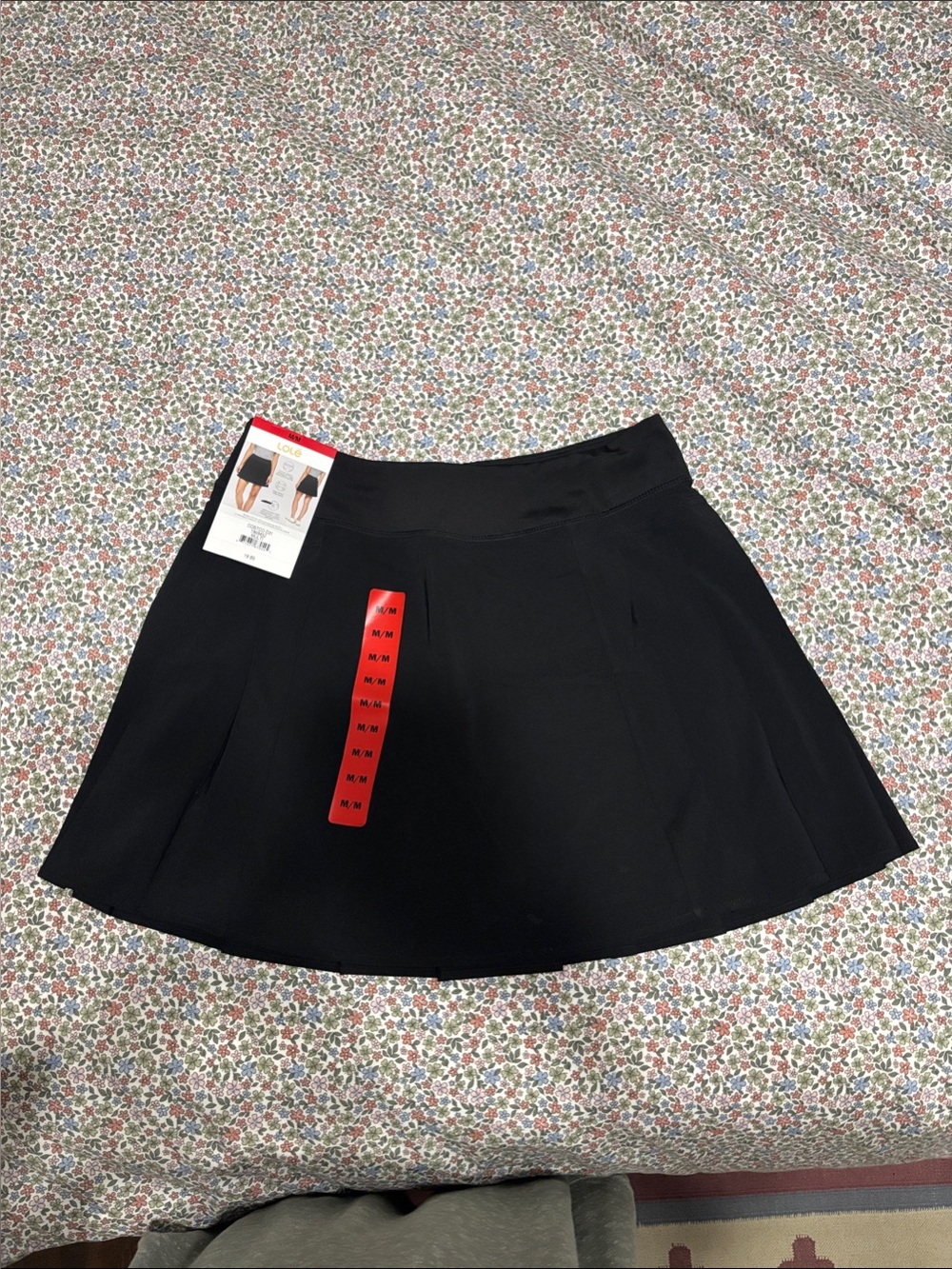 Lole Black Pleated Skort NWT